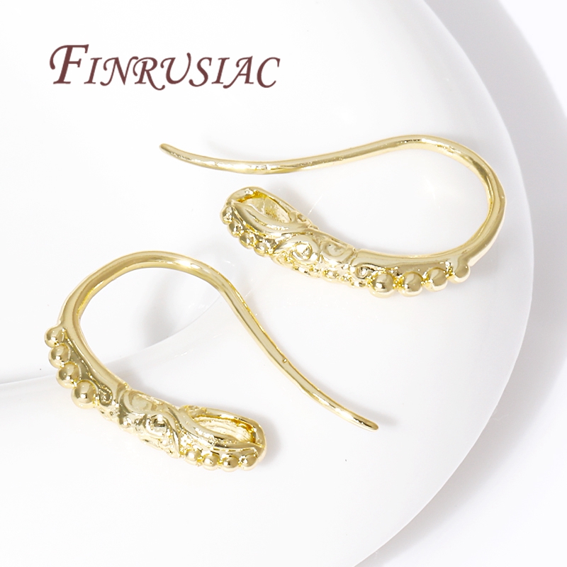 18K Gold Plated Earring Earwir - Jewelry Making Earring Supplies reseña y precio