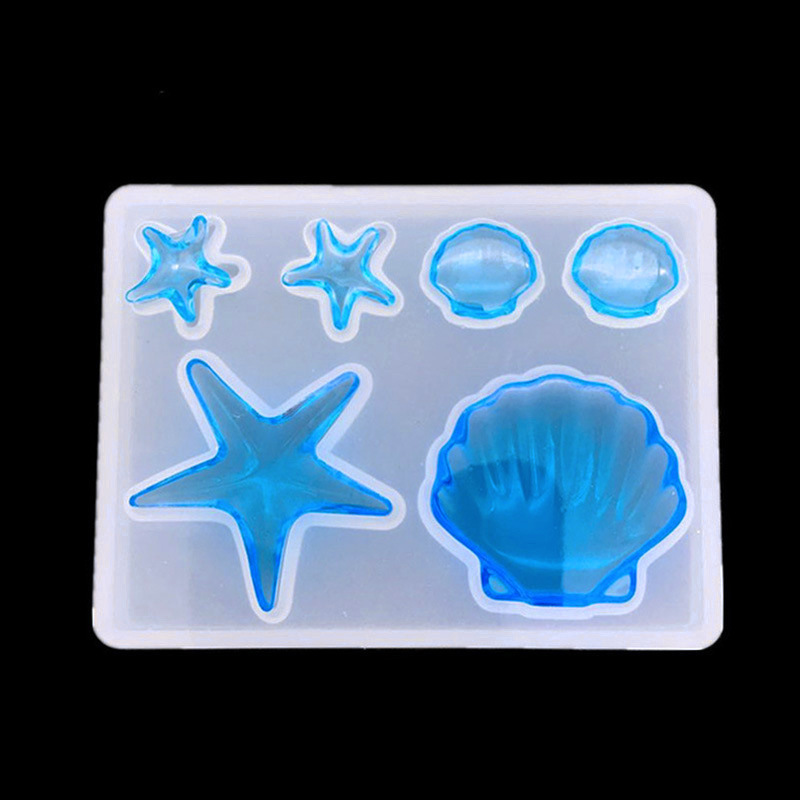 DIY Ocean Theme Crystal Epoxy  - Resin Mold Jewelry reseña y precio