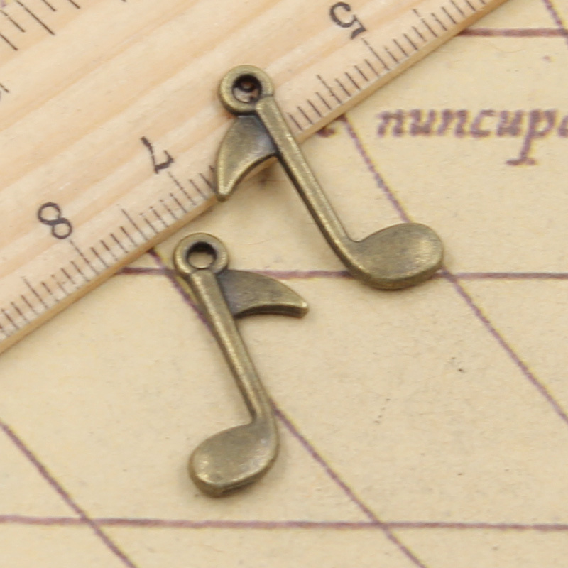 20pcs Charms Musical Note 23x1 - Jewelry Making Notes reseña y precio