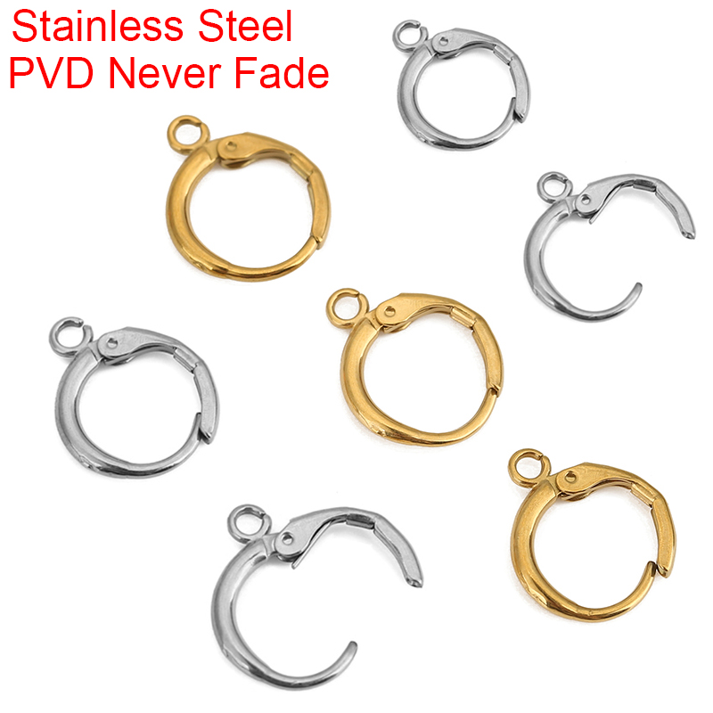 10pcs PVD Never Fade Stainless - Jewelry Making Earrings reseña y precio