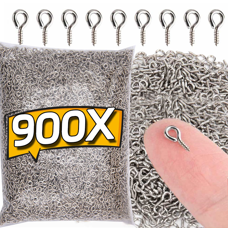 8/10mm Mini Screw Eye Pins Met - Jewelry Making Rivets reseña y precio