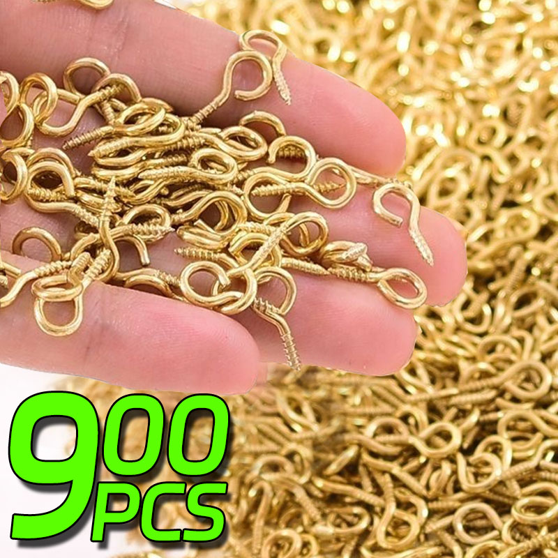 8/10mm Mini Screw Eye Pins Met - Jewelry Making Rivets reseña y precio