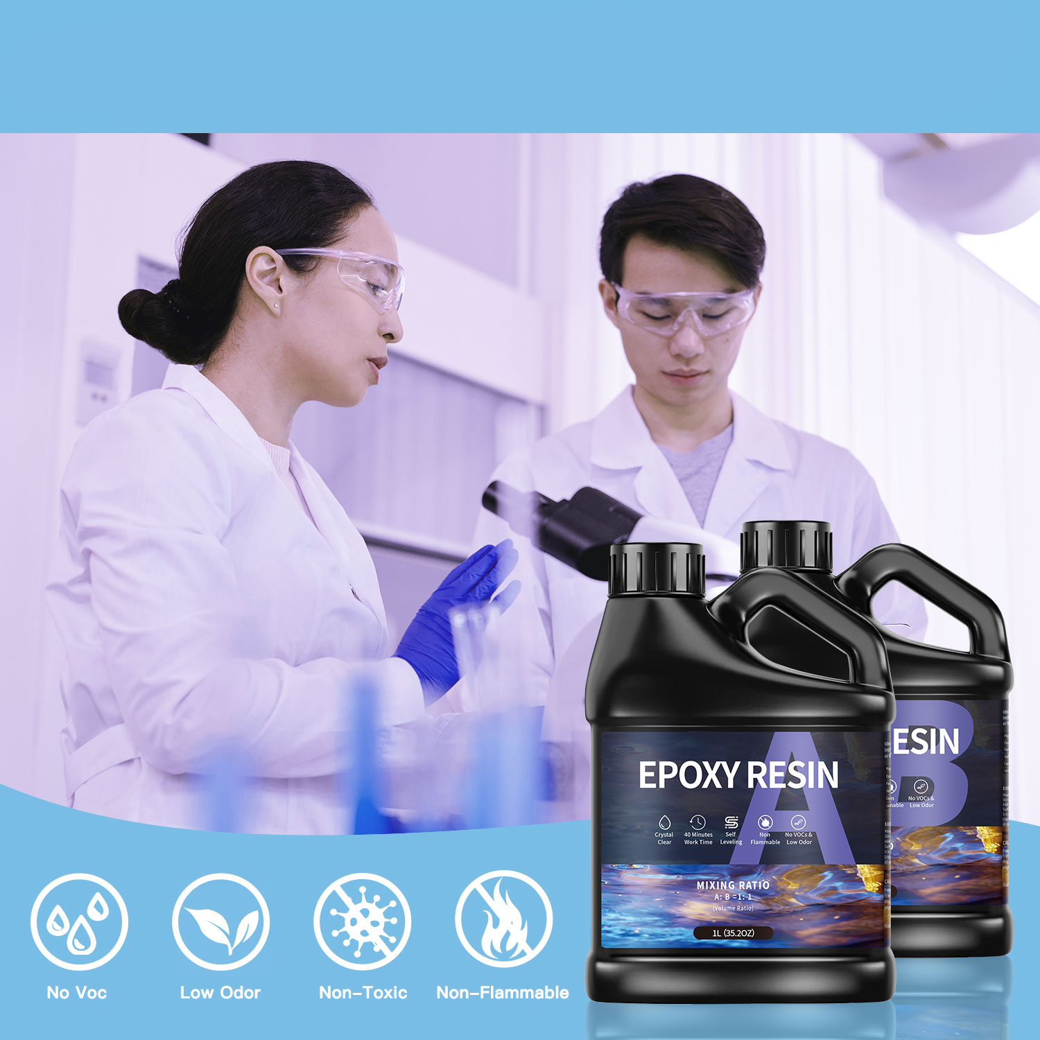 500g/1000g  AB Epoxy Resin Glu - Jewelry Making Tutorial reseña y precio