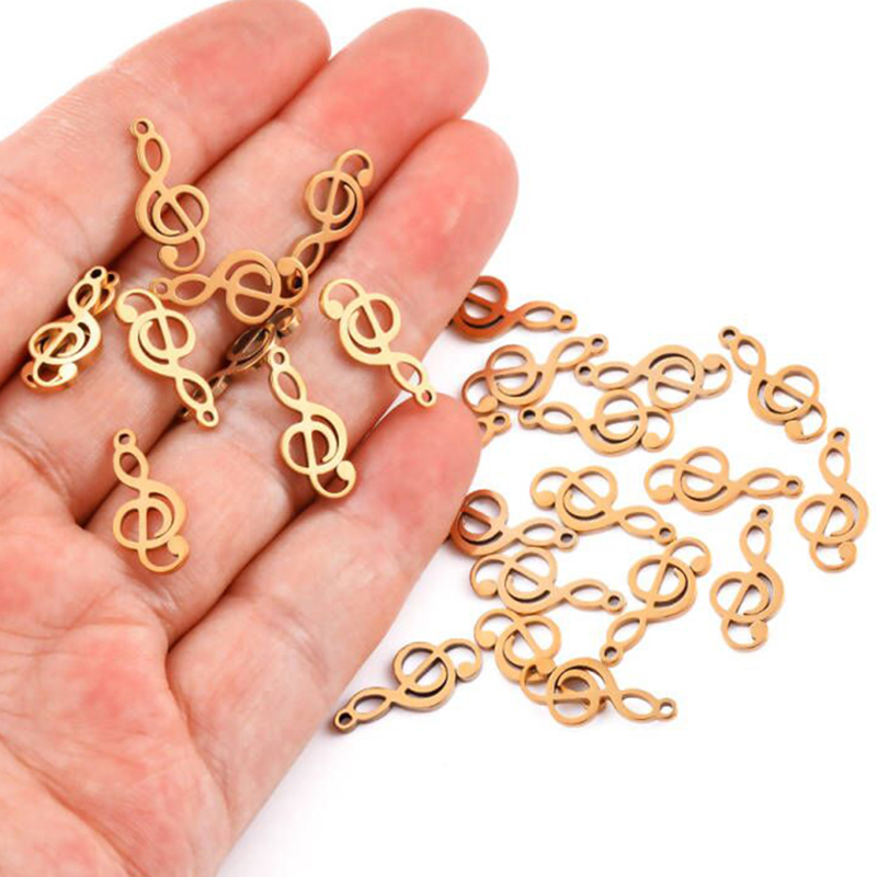 10pcs Charms Musical Note Stai - Jewelry Making Notes reseña y precio