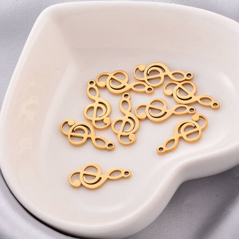 10pcs Charms Musical Note Stai - Jewelry Making Notes reseña y precio
