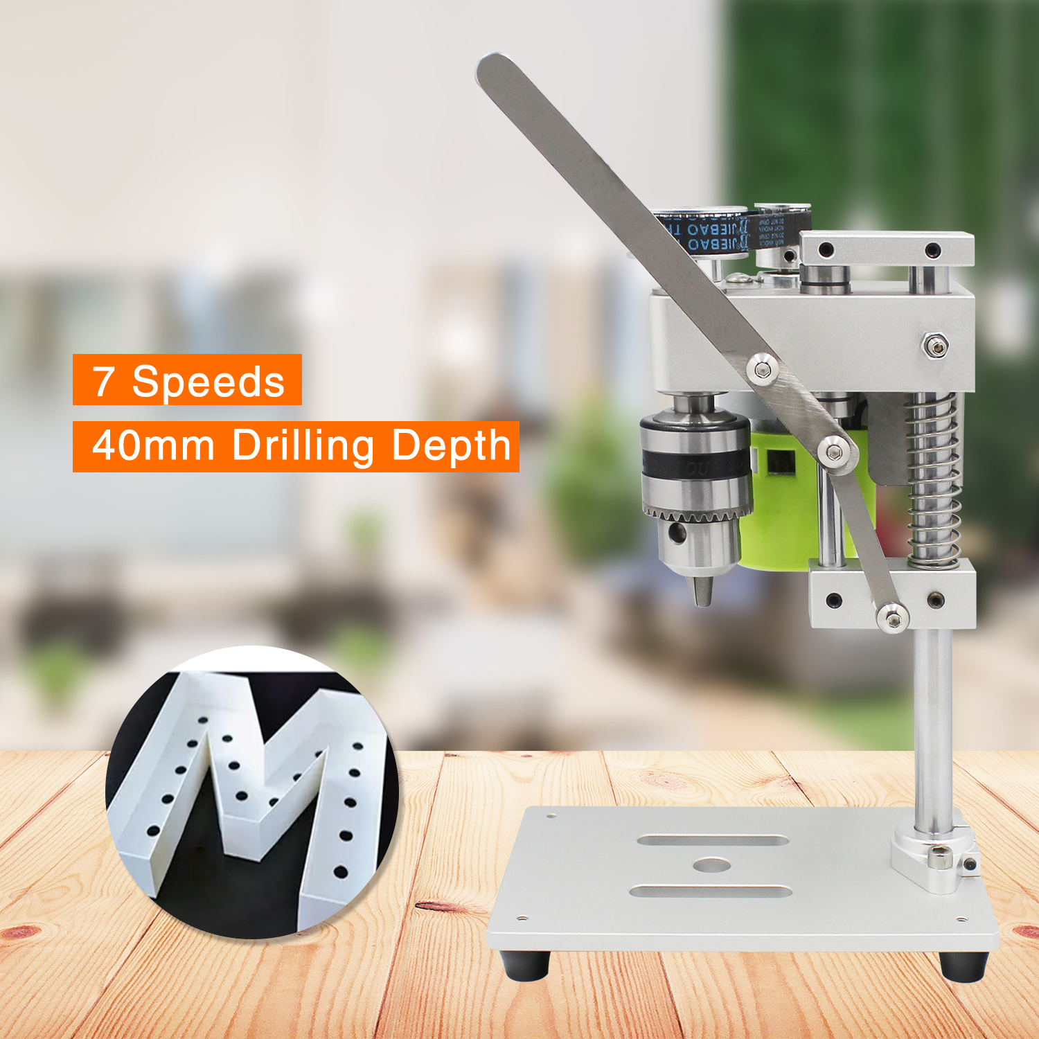 7-Speed Mini Bench Drill High  - Jewelry Making Drill reseña y precio