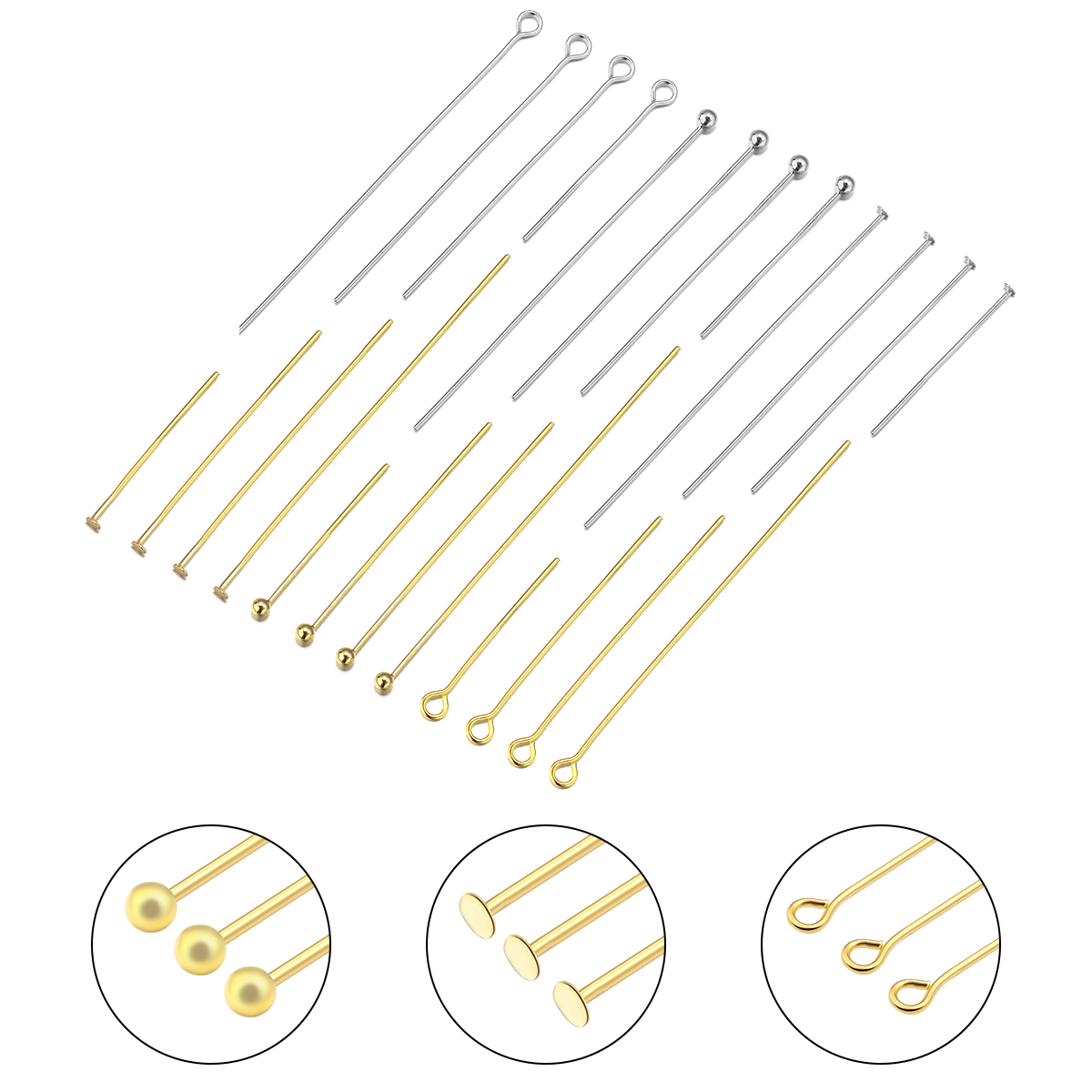 50-100pcs Stainless Steel Flat - Jewelry Making Rivets reseña y precio