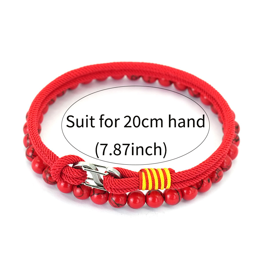 Business 2Pcs Luck Red Bracele - Jewelry Making Business reseña y precio