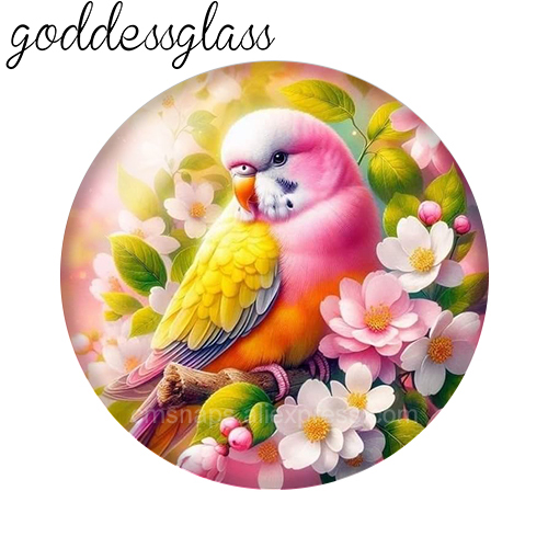 Parrot Couple on Flower Tree L - Jewelry Making For Couples reseña y precio