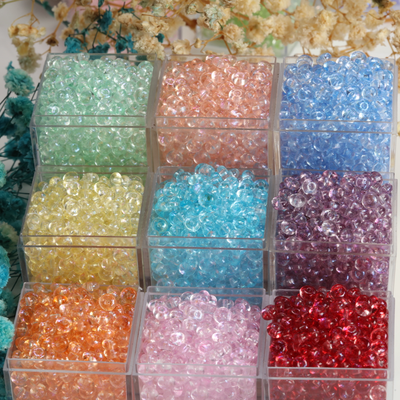2x4mm AB Glitter Abacus Class  - Jewelry Making Classes reseña y precio