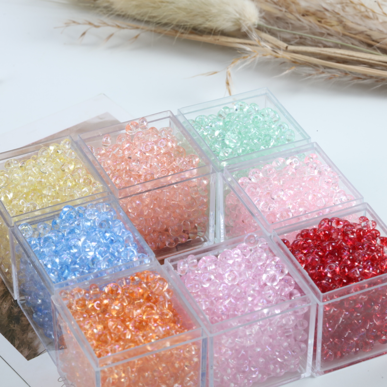 2x4mm AB Glitter Abacus Class  - Jewelry Making Classes reseña y precio