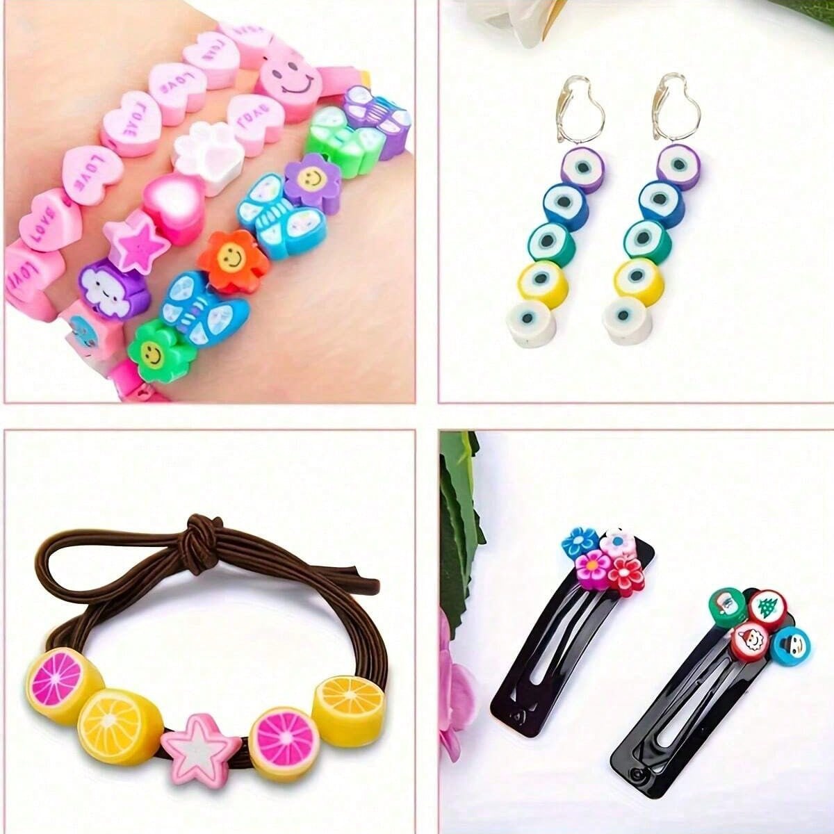 1450/1200/250pcs Polymer Clay  - Jewelry Making With Beads reseña y precio