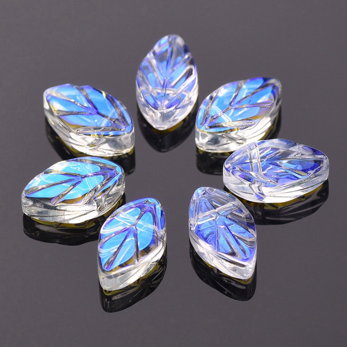 20pcs 11x7mm Oval Leaf Shape C - Jewelry Making Drill reseña y precio