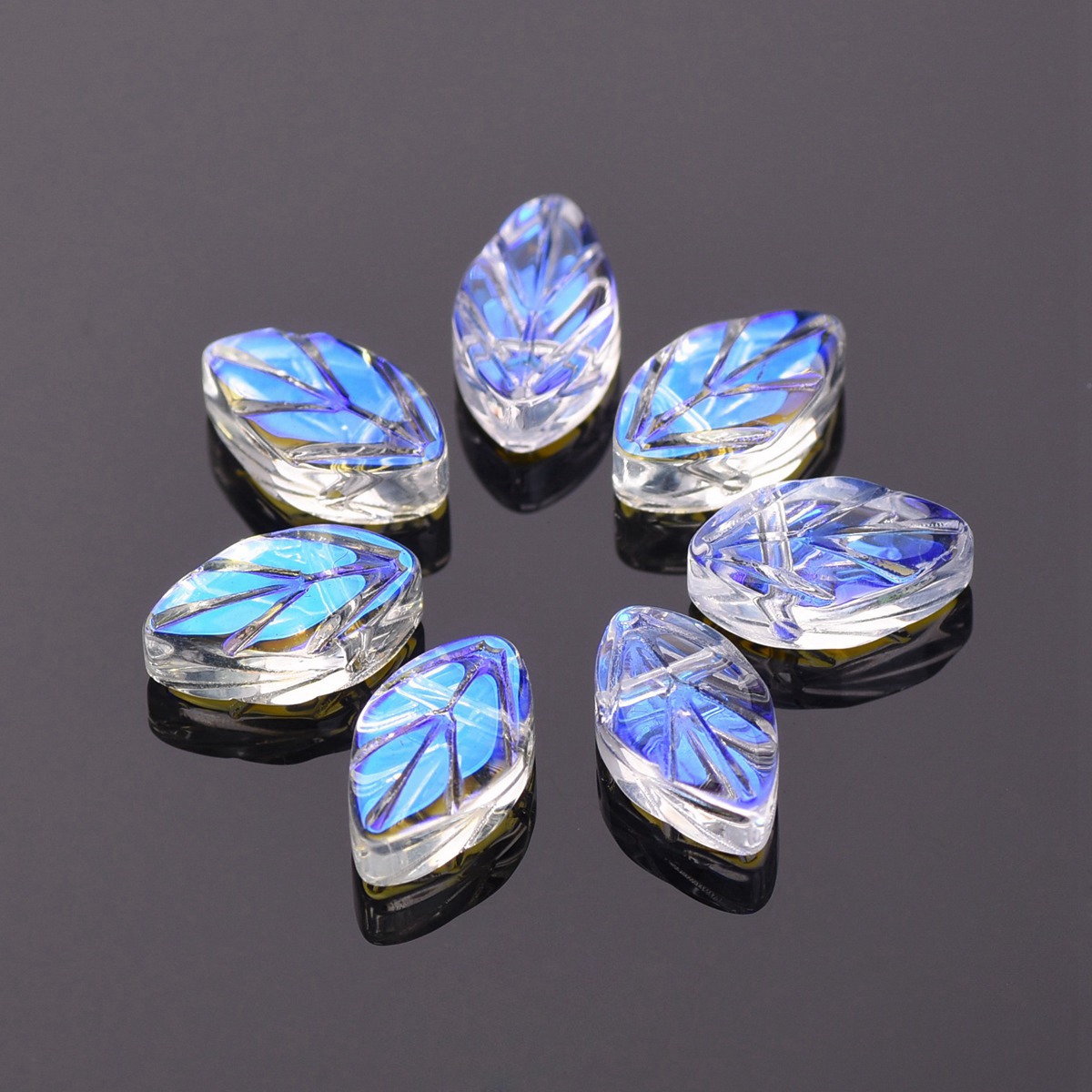 20pcs 11x7mm Oval Leaf Shape C - Jewelry Making Drill reseña y precio