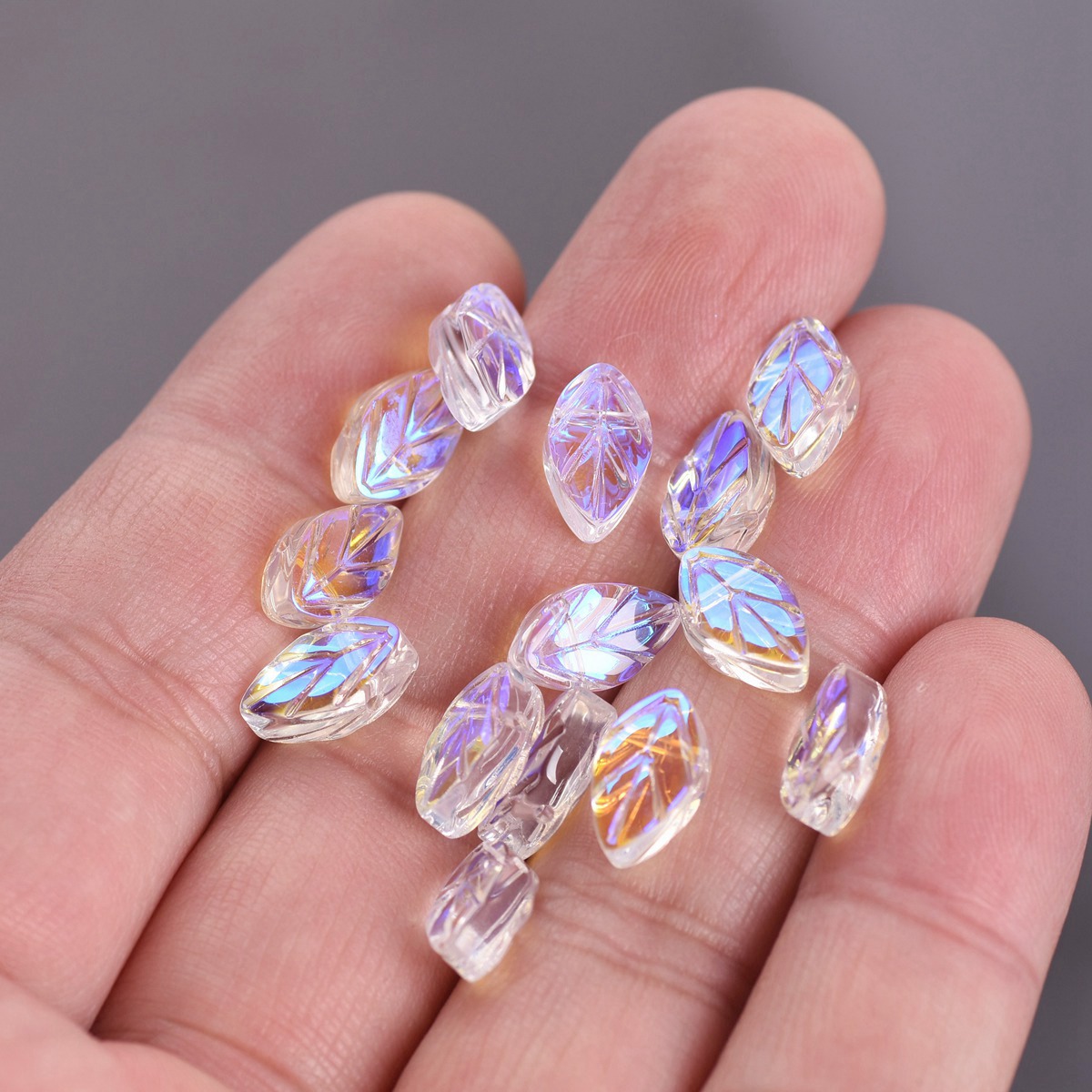 20pcs 11x7mm Oval Leaf Shape C - Jewelry Making Drill reseña y precio