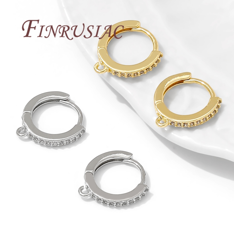 Rhodium-plated Ear Wires,Round - Jewelry Making Earrings reseña y precio