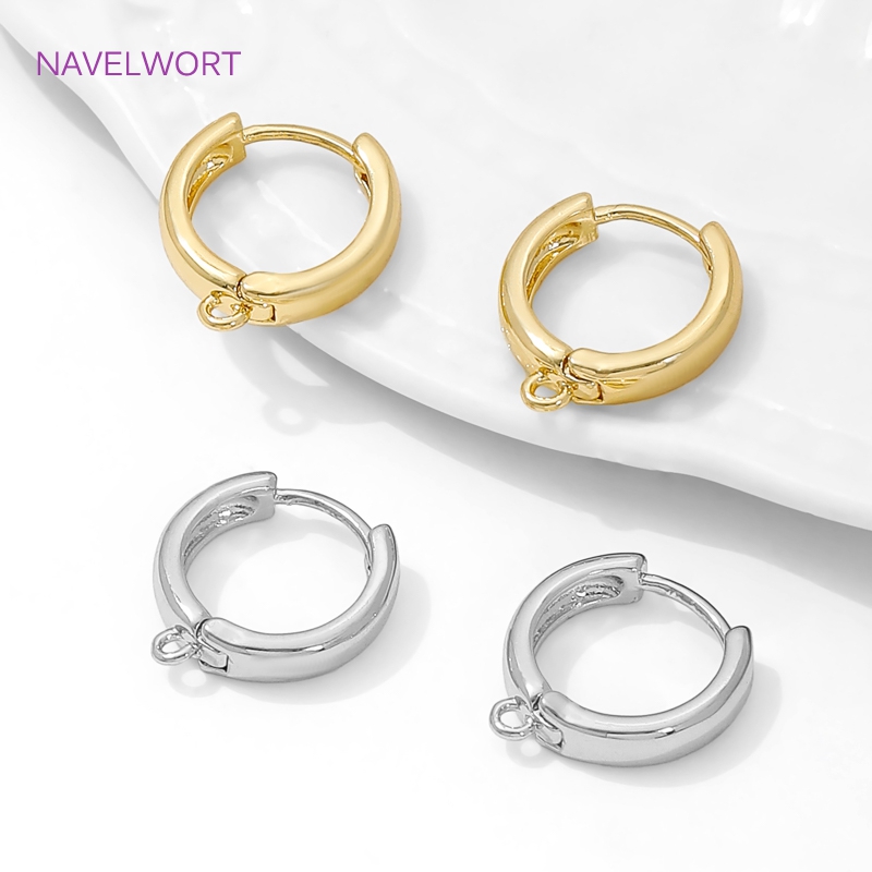 18K Gold Plated Round Shvenzy  - Jewelry Making Earring Supplies reseña y precio