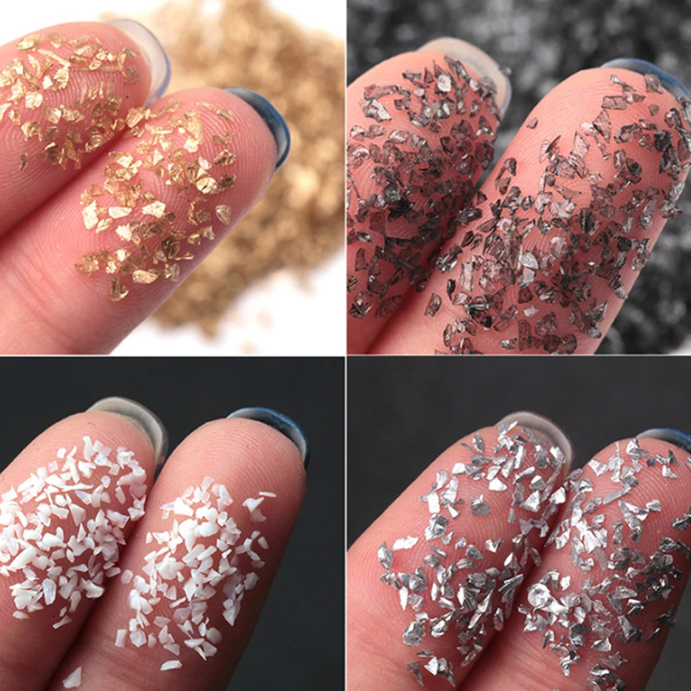 30g Broken Glass Stones Epoxy  - Jewelry Making Tutorial reseña y precio