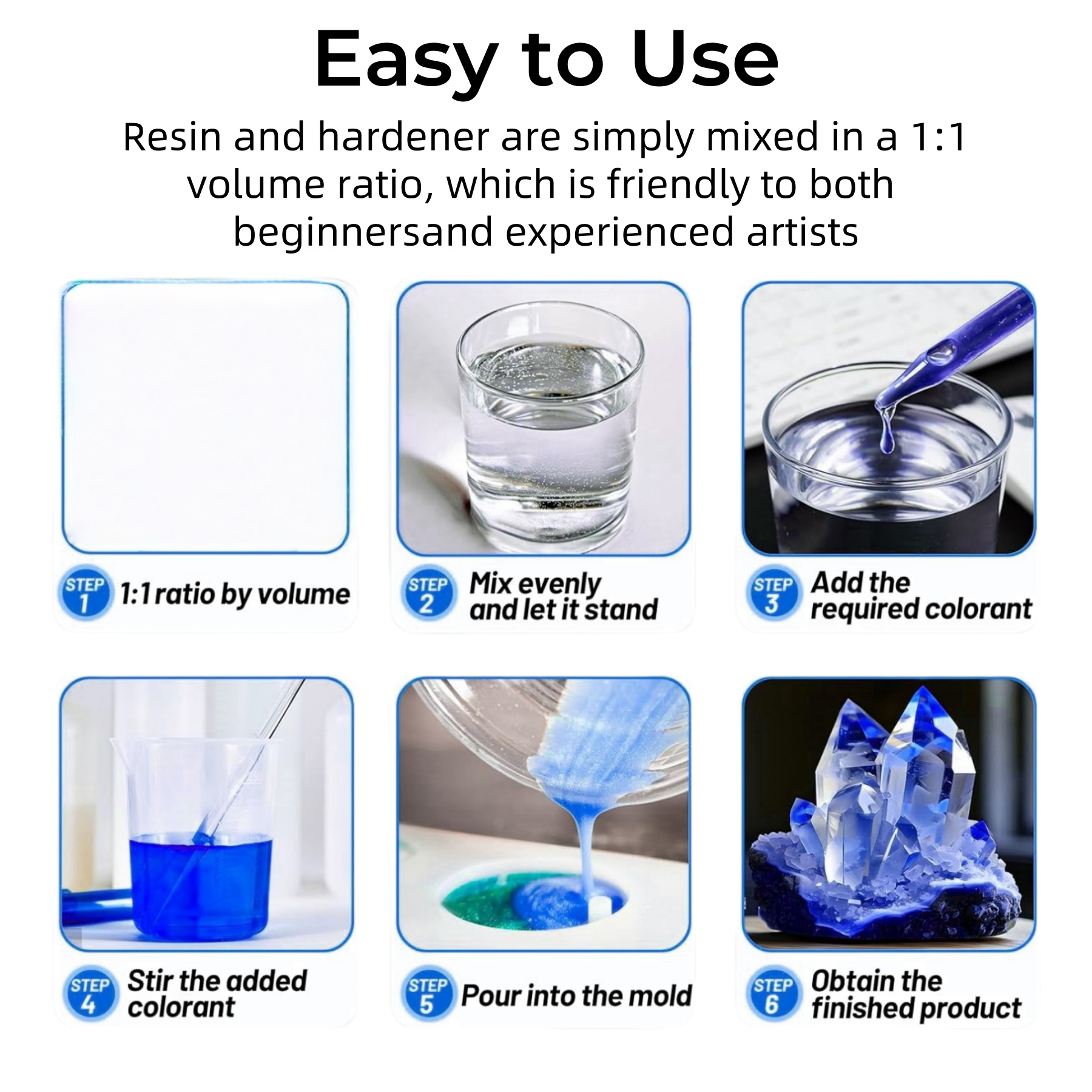 1:1 Crystal Clear Epoxy Resin  - Jewelry Making Tutorial reseña y precio