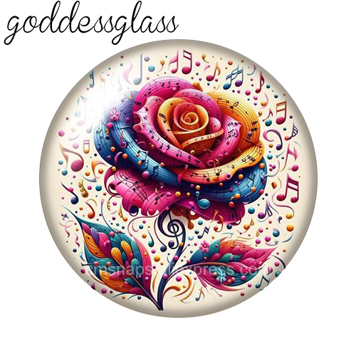 Love Music Notes Clover Rose H - Jewelry Making Notes reseña y precio