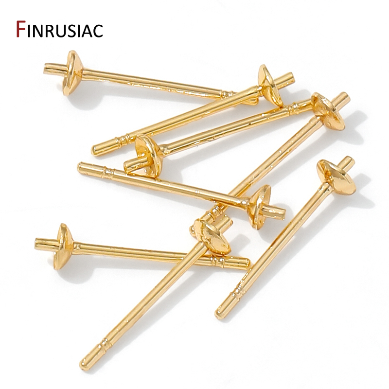 14K Gold Plated Brass Earring  - Jewelry Making With Beads reseña y precio