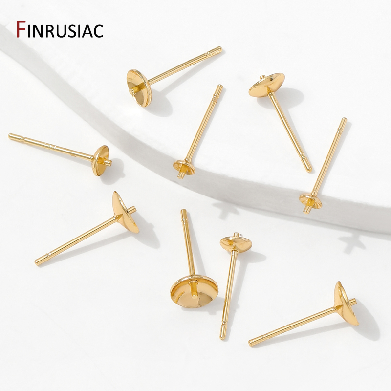 14K Gold Plated Brass Earring  - Jewelry Making With Beads reseña y precio