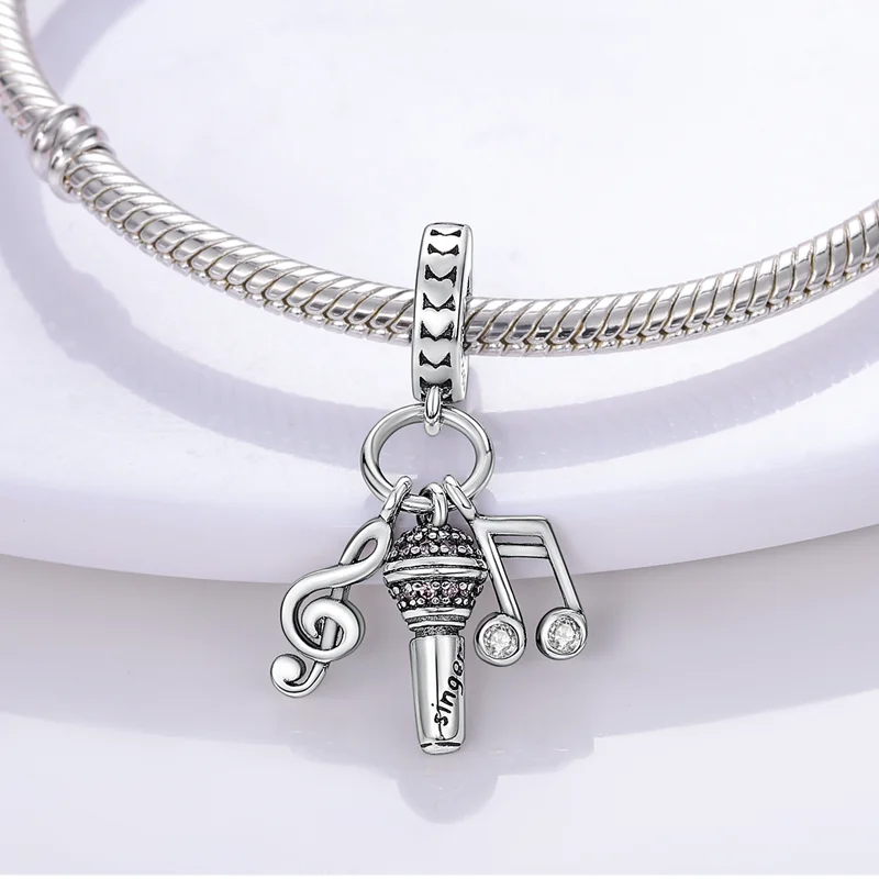 Charms 925 Sterling Silver Pla - Jewelry Making Notes reseña y precio