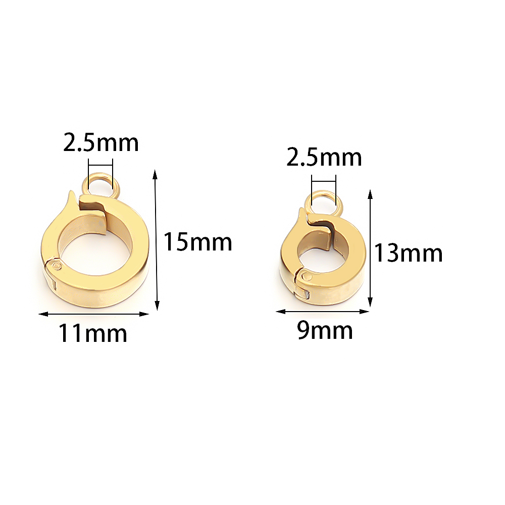 Stainless Steel Necklace Clasp - Jewelry Making Earring Supplies reseña y precio