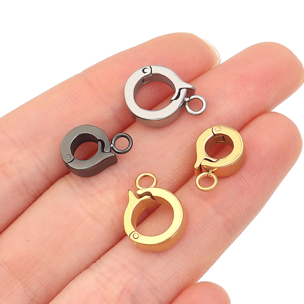 Stainless Steel Necklace Clasp - Jewelry Making Earring Supplies reseña y precio