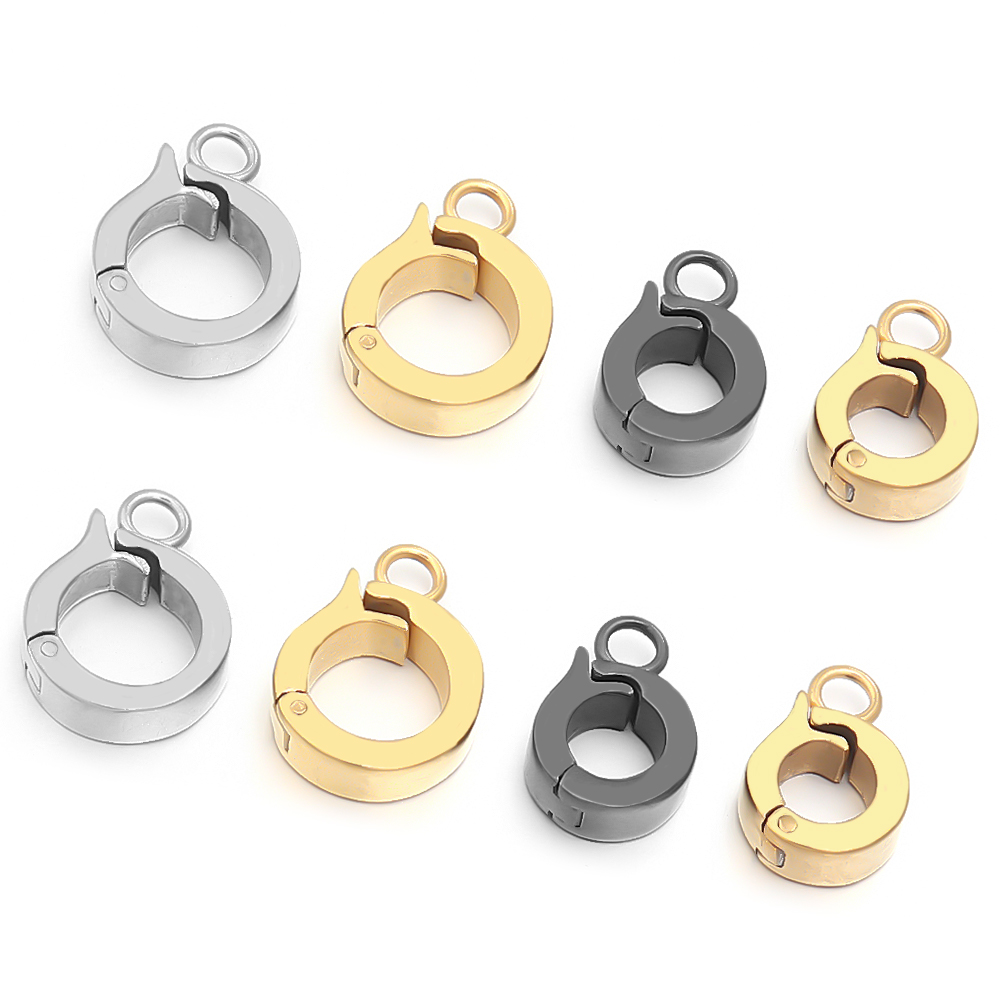 Stainless Steel Necklace Clasp - Jewelry Making Earring Supplies reseña y precio