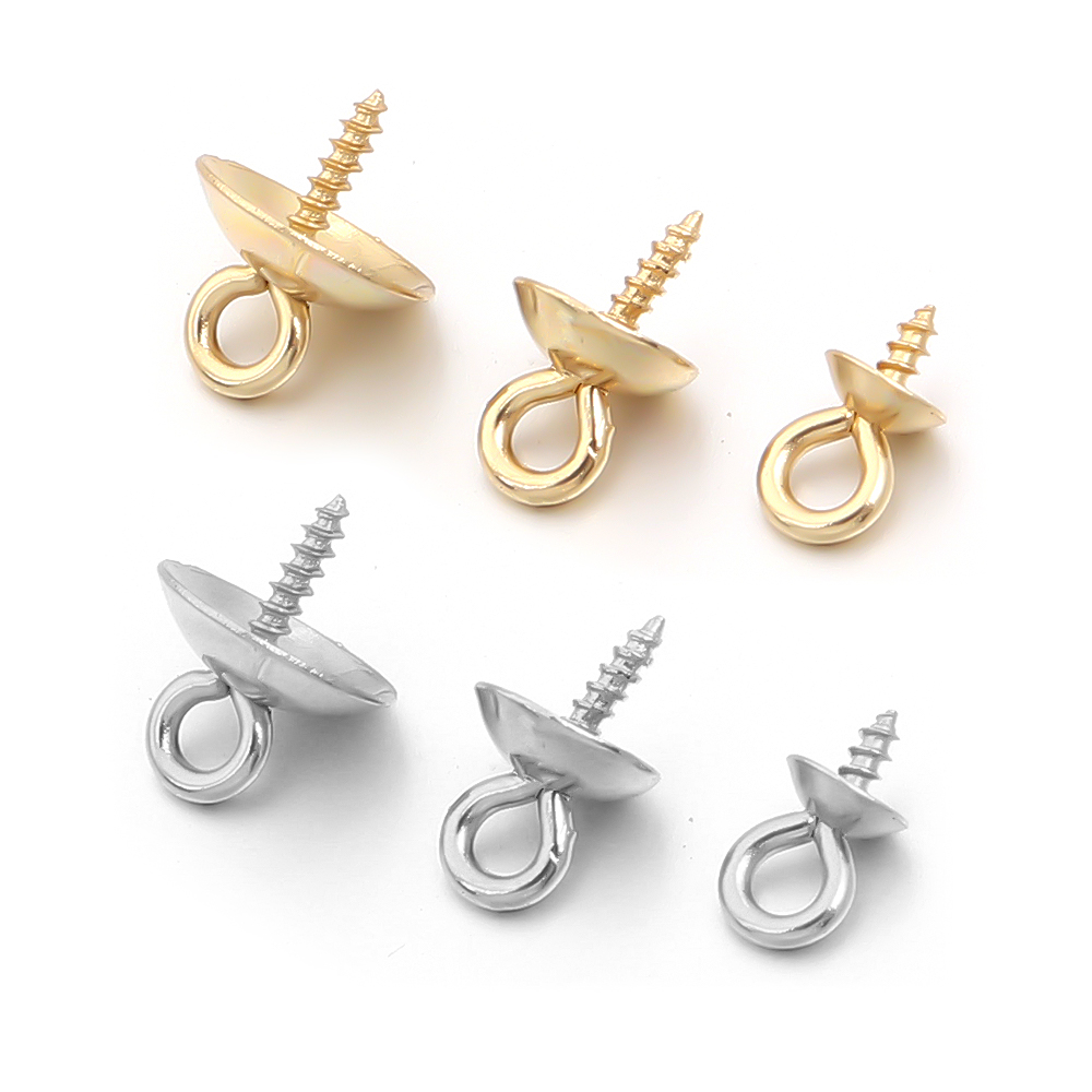 20pcs Stainless Steel Screw Ey - Jewelry Making Drill reseña y precio