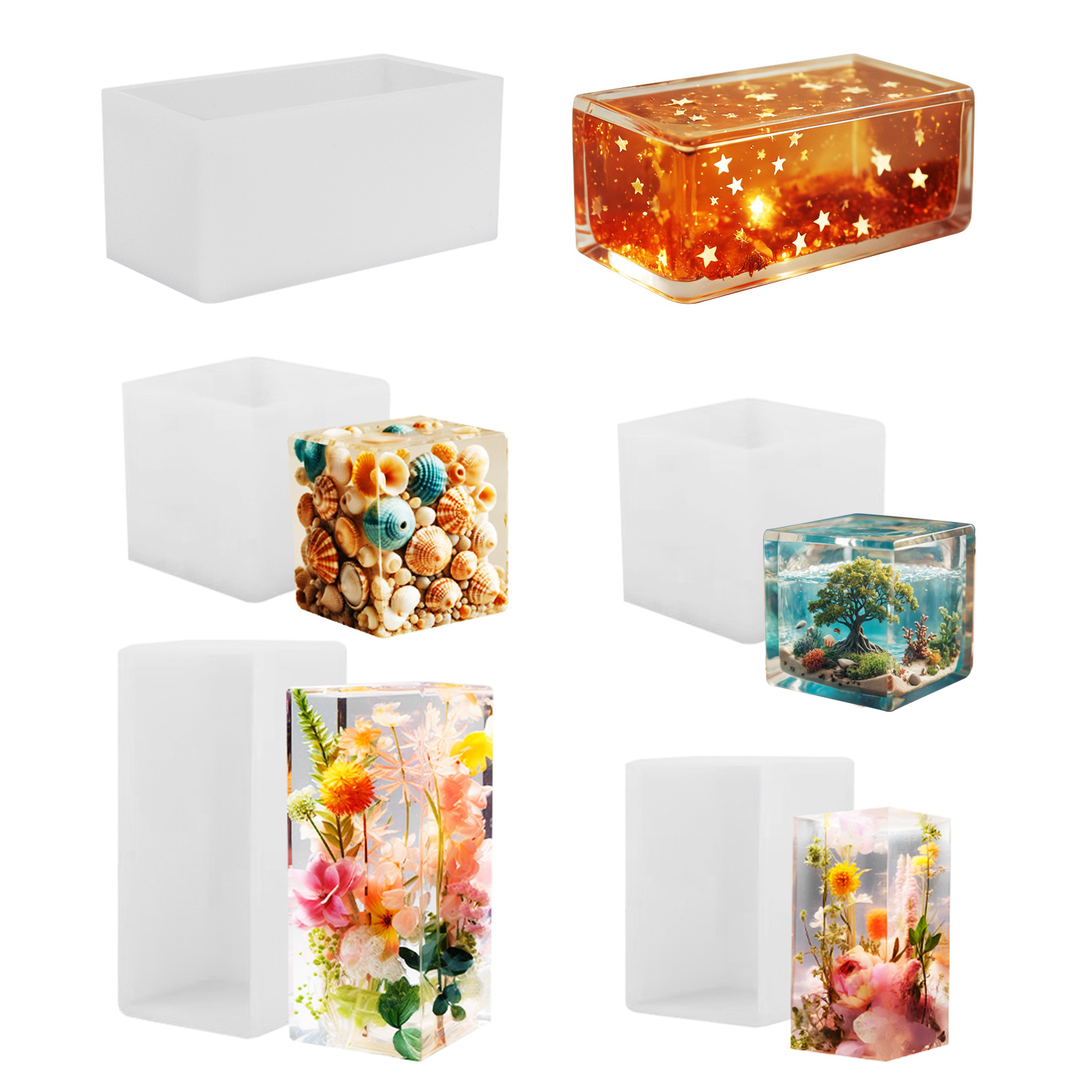 Epoxy Casting Mold Silicone Mo - Resin Mold Jewelry reseña y precio