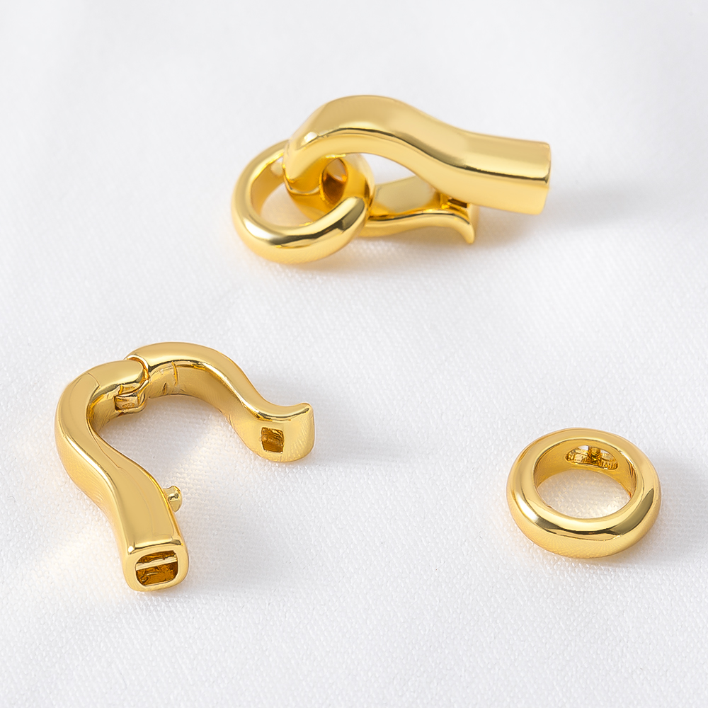 2pcs 4pcs 18K Gold Plated Bras - Jewelry Making With Beads reseña y precio