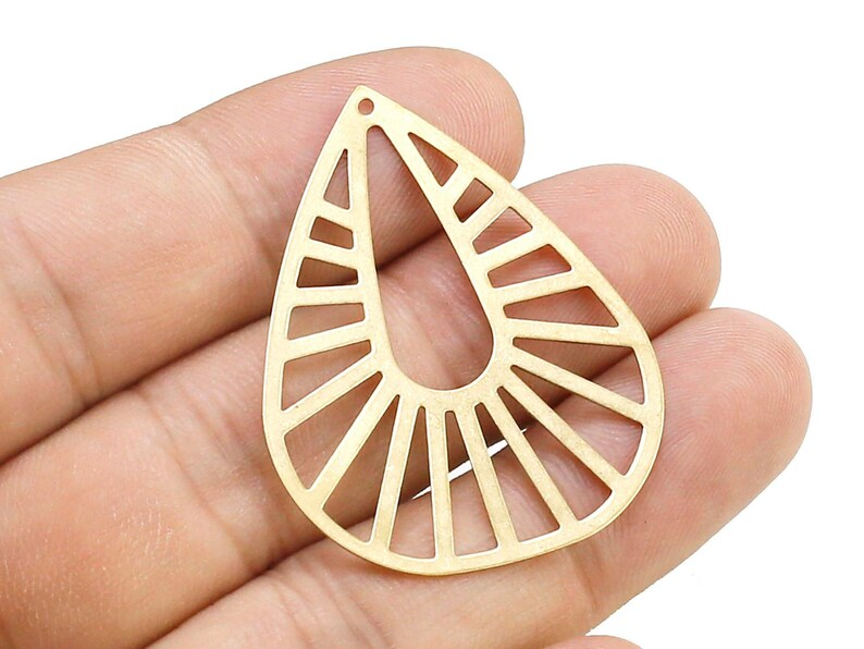 10pcs Filigree Teardrop Pendan - Jewelry Making Hammer reseña y precio