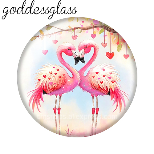 Hearts flamingo Lover Love Cou - Jewelry Making For Couples reseña y precio