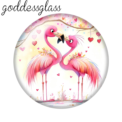 Hearts flamingo Lover Love Cou - Jewelry Making For Couples reseña y precio