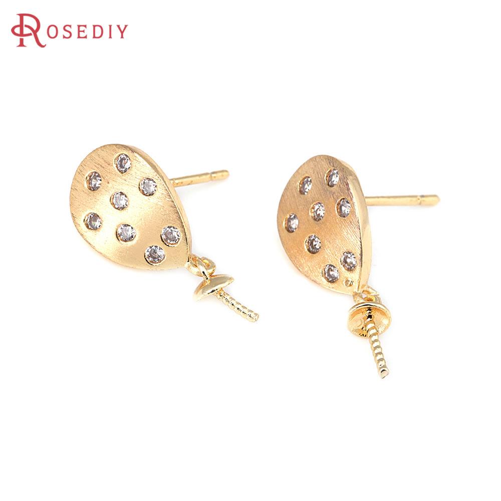 4PCS 18K Gold Color Brass and  - Jewelry Making With Beads reseña y precio