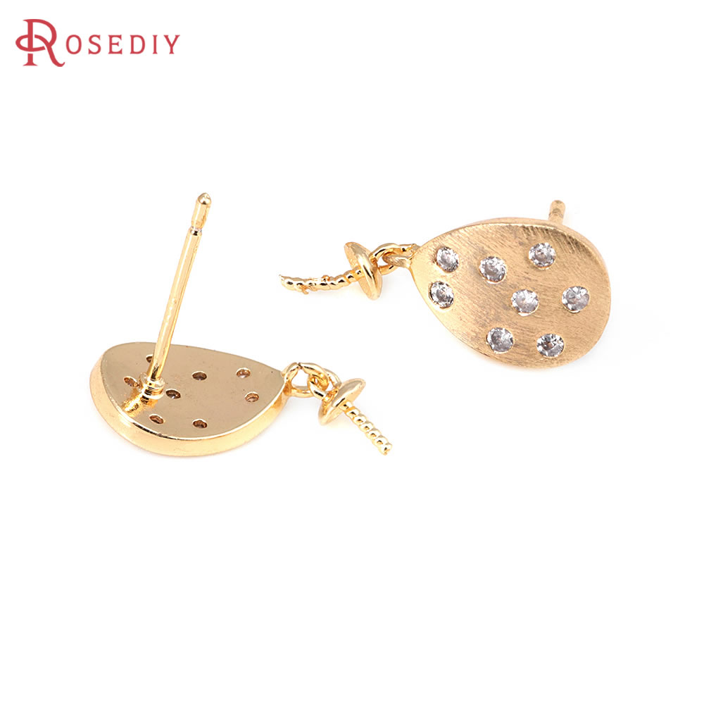 4PCS 18K Gold Color Brass and  - Jewelry Making With Beads reseña y precio
