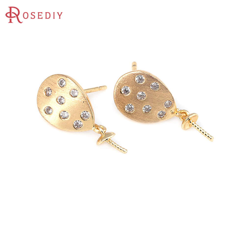 4PCS 18K Gold Color Brass and  - Jewelry Making With Beads reseña y precio