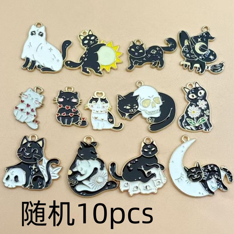 10pcs Original Alloy Enamel Bl - Jewelry Making Earrings reseña y precio