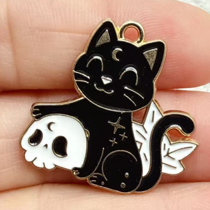 10pcs Original Alloy Enamel Bl - Jewelry Making Earrings reseña y precio