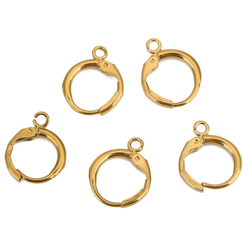 10pcs 12mm Hypoallergenic Earr - Jewelry Making Earrings reseña y precio