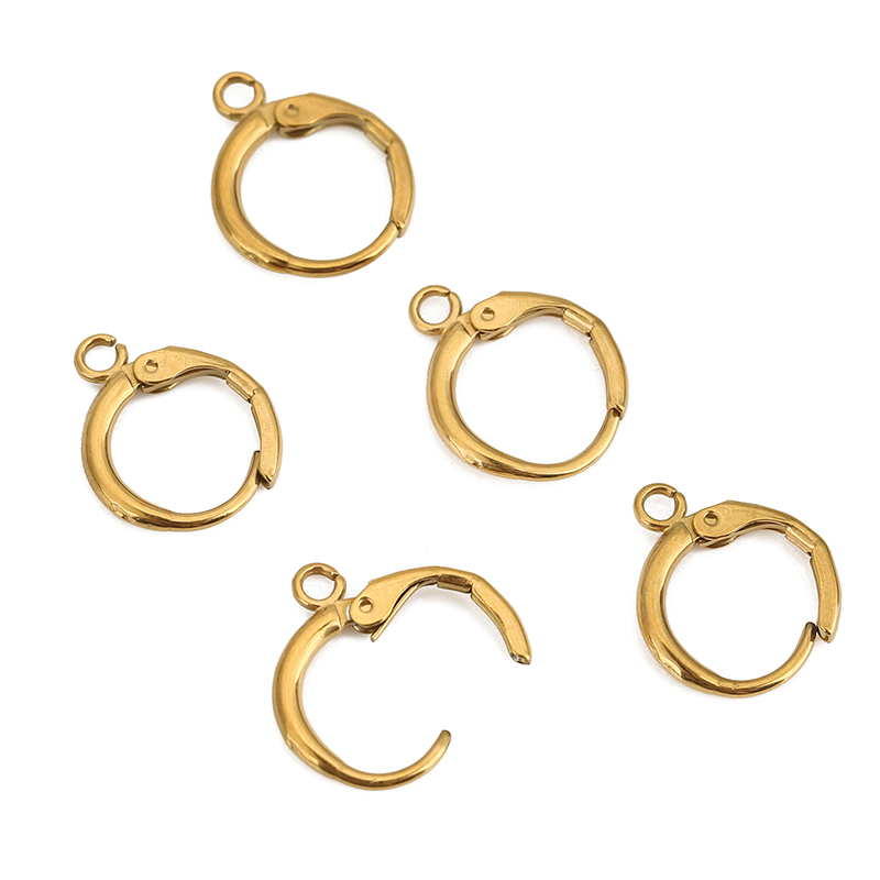 10pcs 12mm Hypoallergenic Earr - Jewelry Making Earrings reseña y precio