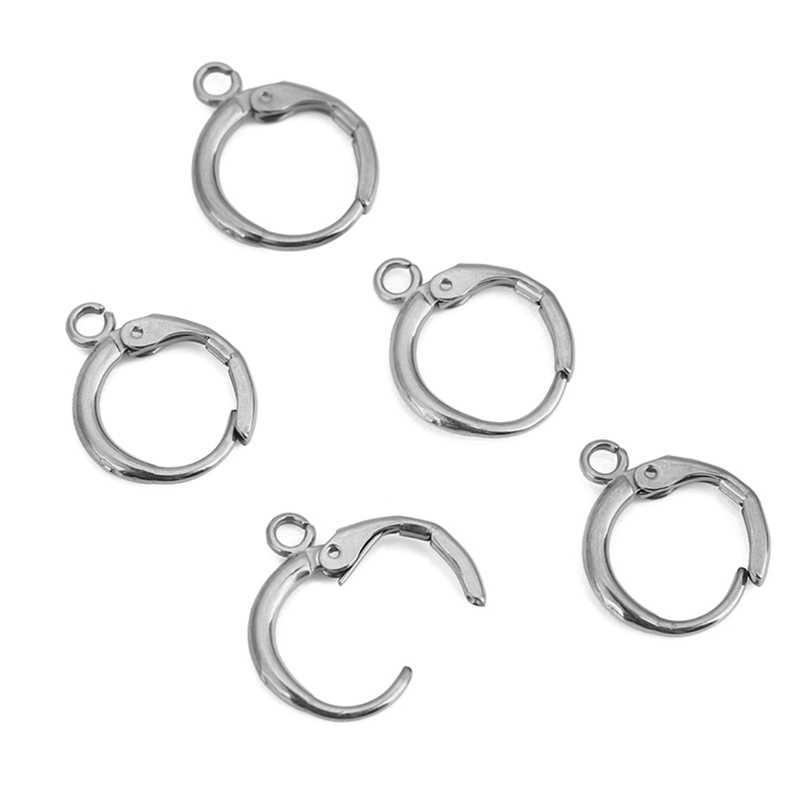 10pcs 12mm Hypoallergenic Earr - Jewelry Making Earrings reseña y precio