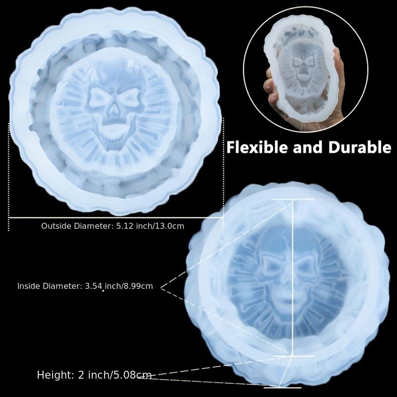 Ashtray mold, skull DIY craft  - Resin Mold Jewelry reseña y precio