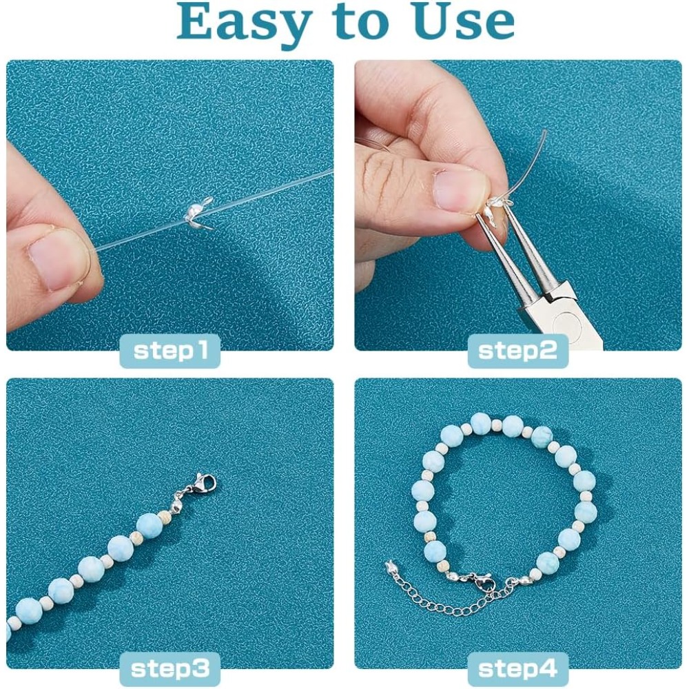 300pcs 3.5mm 304 Stainless Ste - Jewelry Making With Beads reseña y precio