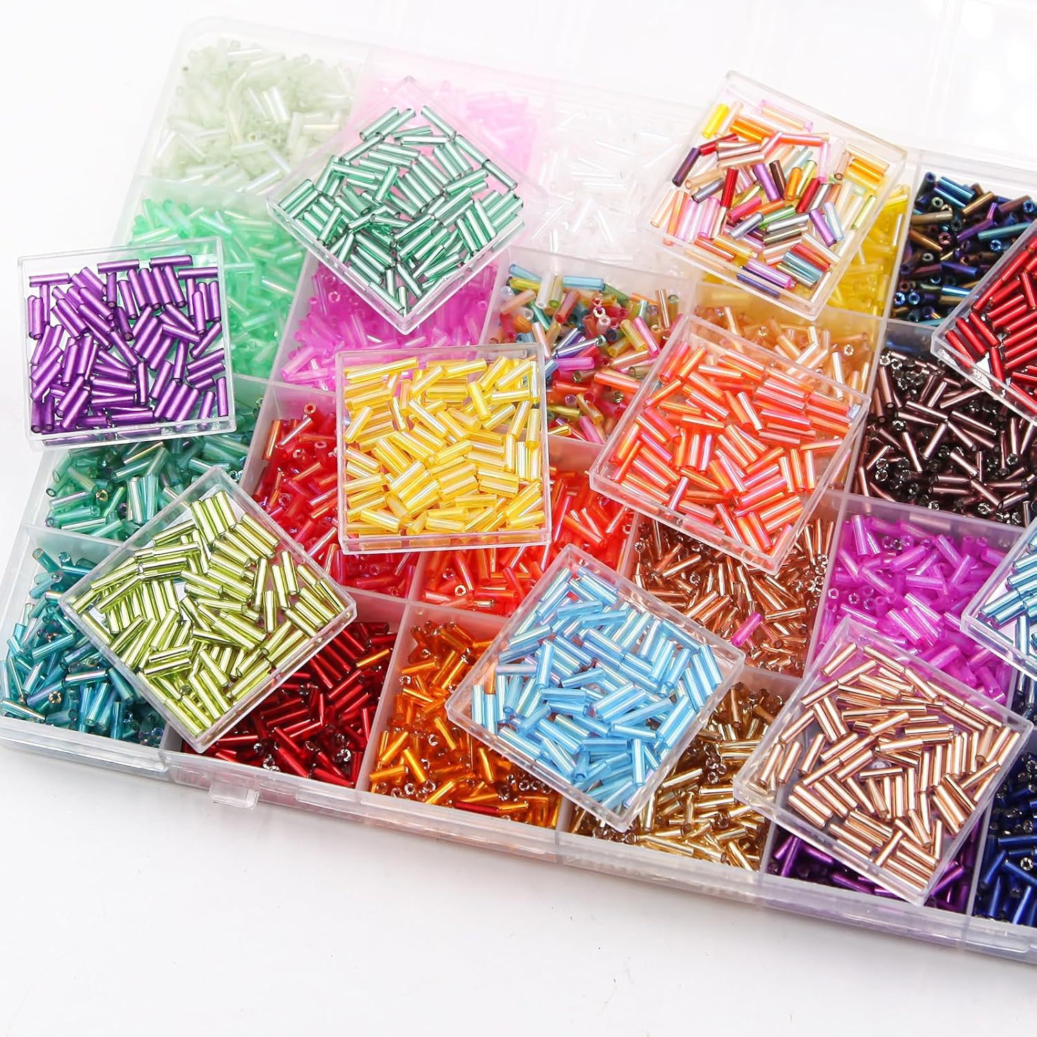 About 6720Pcs/Box 7mm 28 Color - Jewelry Making Tutorial reseña y precio