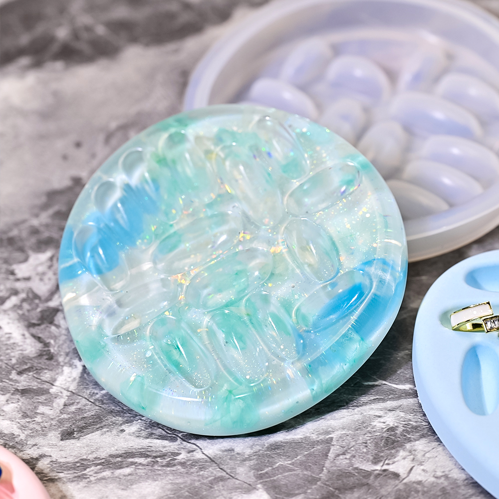 S0150 Love Heart Round Ring St - Resin Mold Jewelry reseña y precio
