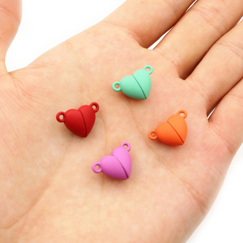 5 Sets Love Heart Shaped Magne - Jewelry Making For Couples reseña y precio