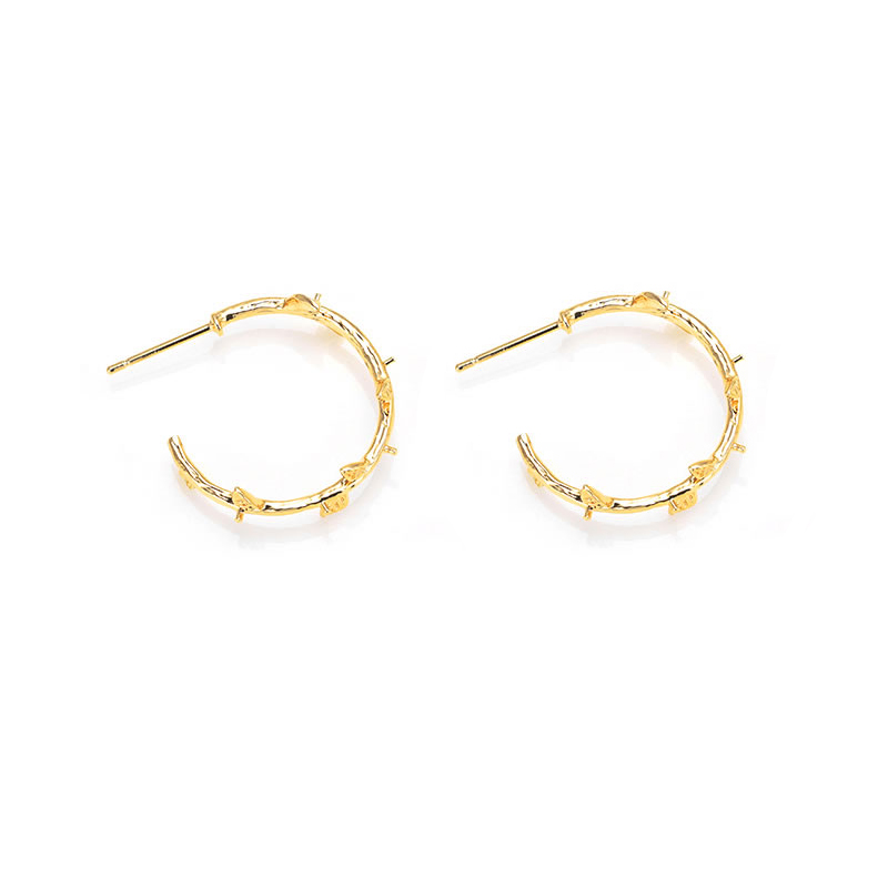 6PCS 18K Gold Color Brass with - Jewelry Making Earrings reseña y precio